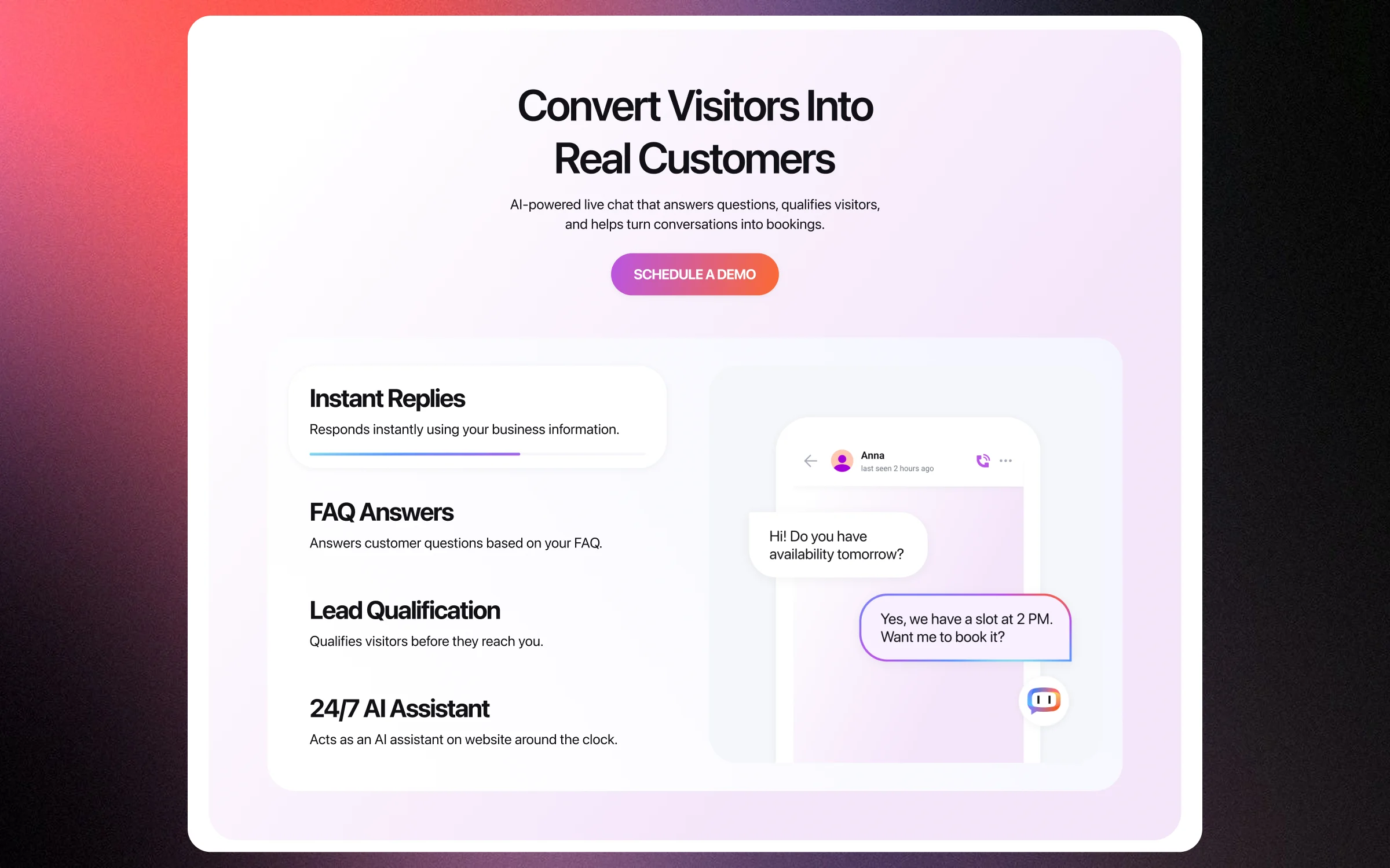 Convert Visitors Into Real Customers