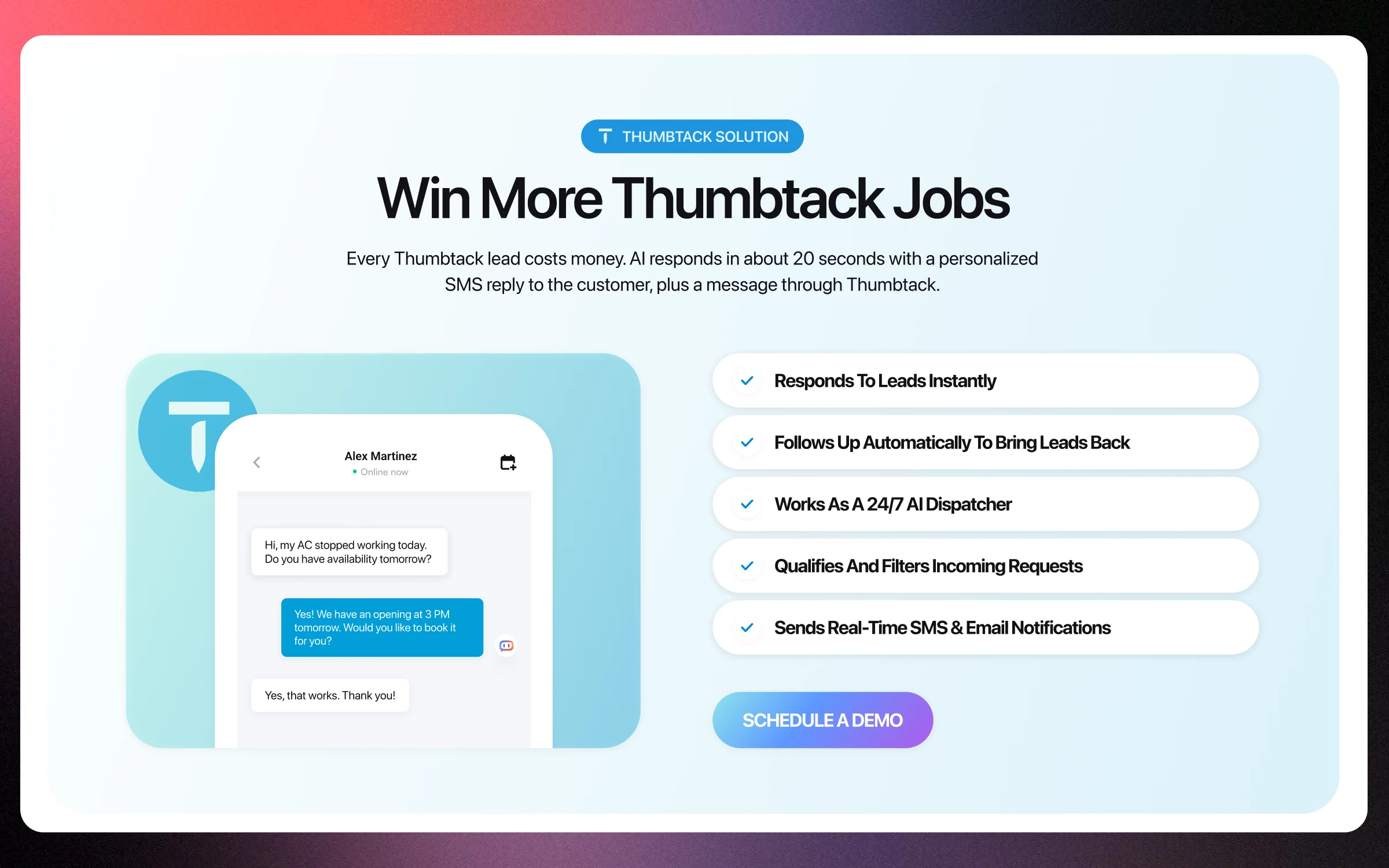 Win More Thumbtack Jobs